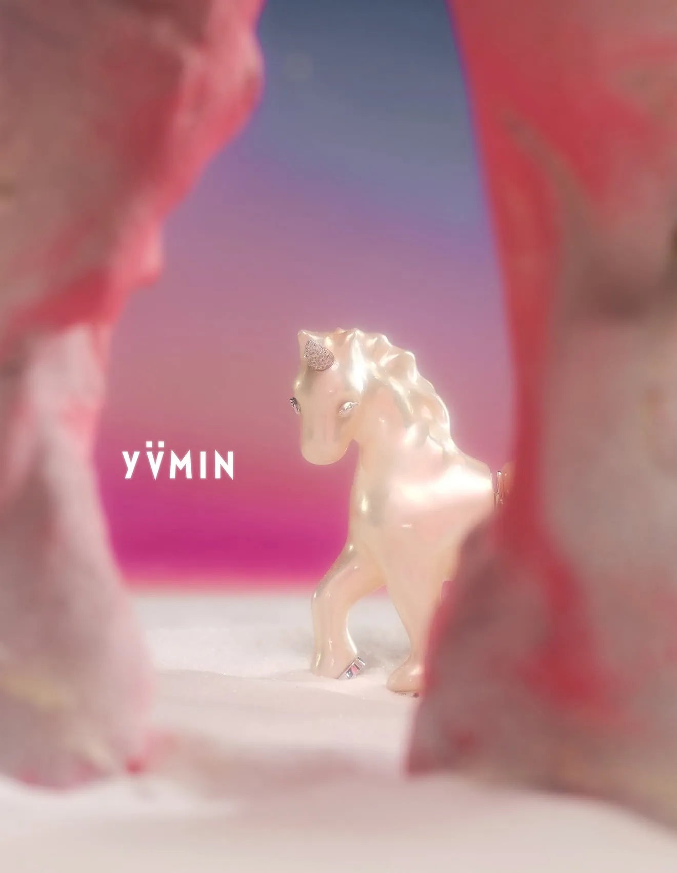 YVMIN Paradise Flocked Bear Decoration Glasses campaign — available at LAY Bangkok EmSphere