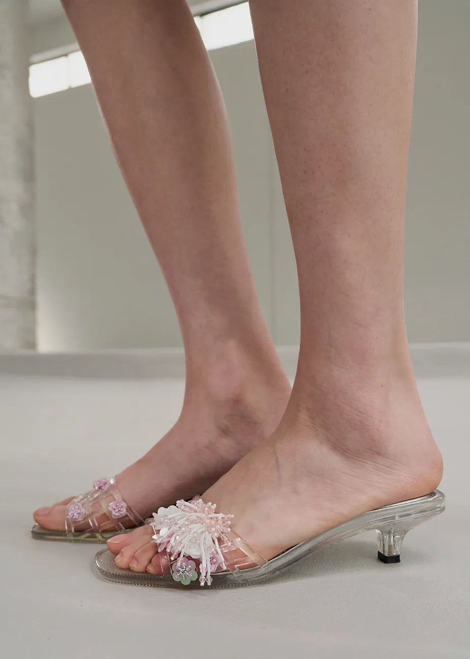 Heavenly Jelly Classic Mule Clear Clear