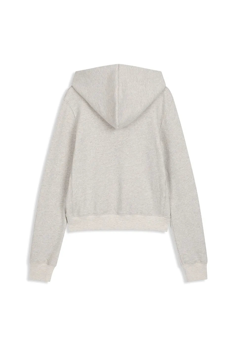 Back view of OPENYY Knitted I Love YY Fit Hoodies in Grey