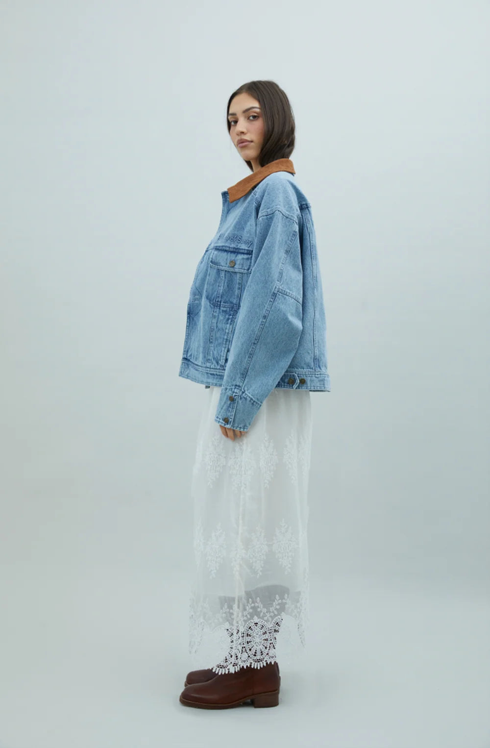 The Western Jacket Medium Wash