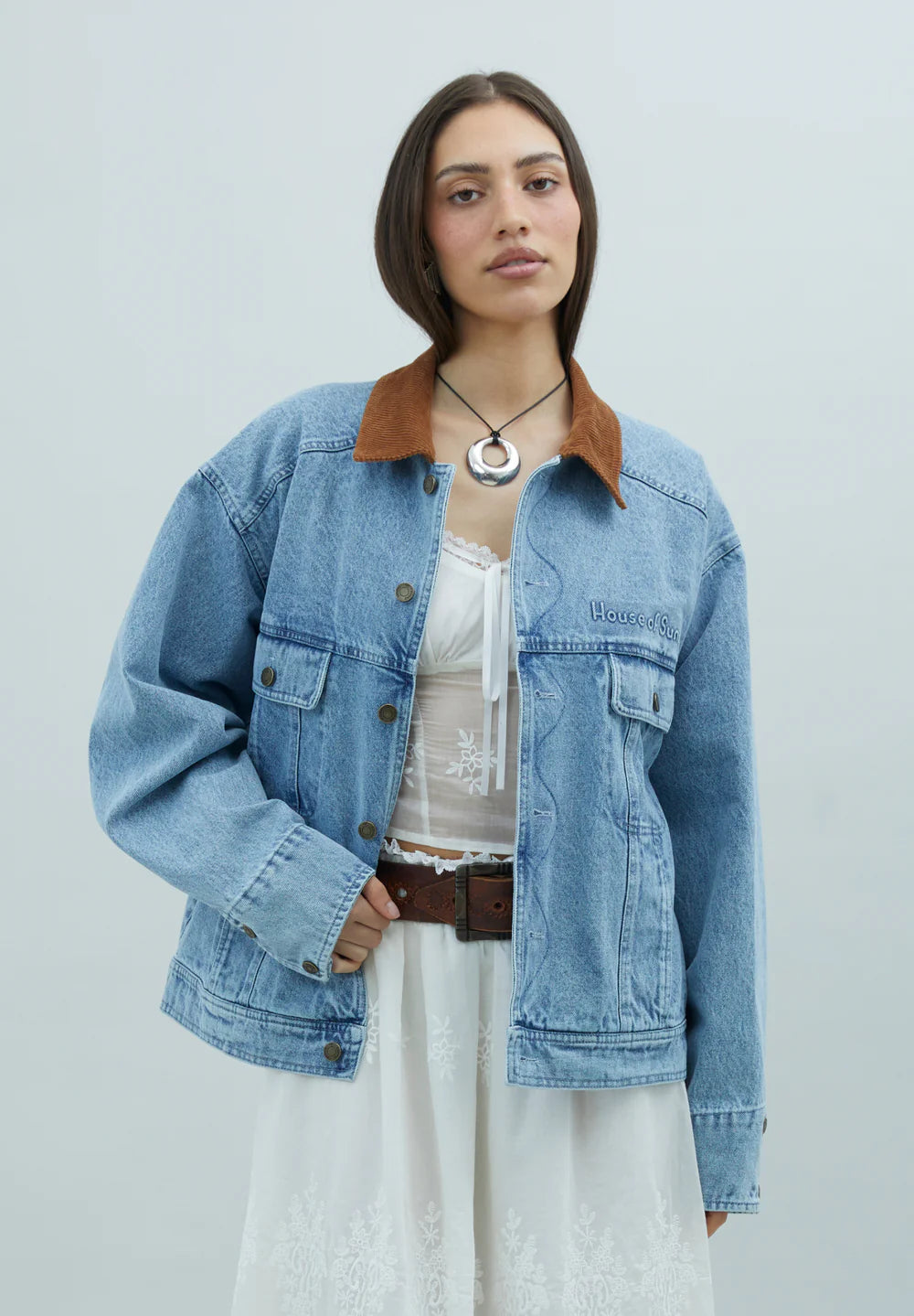 The Western Jacket Medium Wash