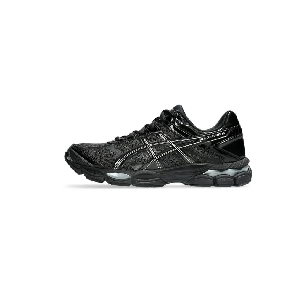 ASICS GEL-Cumulus 16 Graphite Grey Black sneakers lateral side view