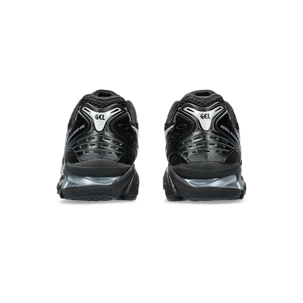 Rear view of ASICS GEL-KAYANO 14 Black Pure Silver