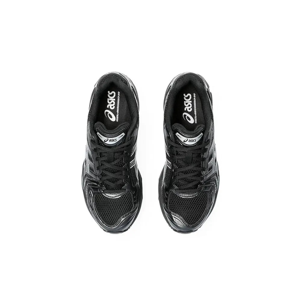 Top view of ASICS GEL-KAYANO 14 Black Pure Silver