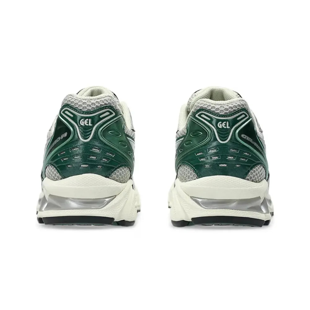 Back view of ASICS GEL-KAYANO 14 Dried Leaf Green Pure Silver