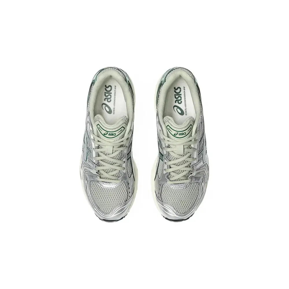 Top view of ASICS GEL-KAYANO 14 Dried Leaf Green Pure Silver