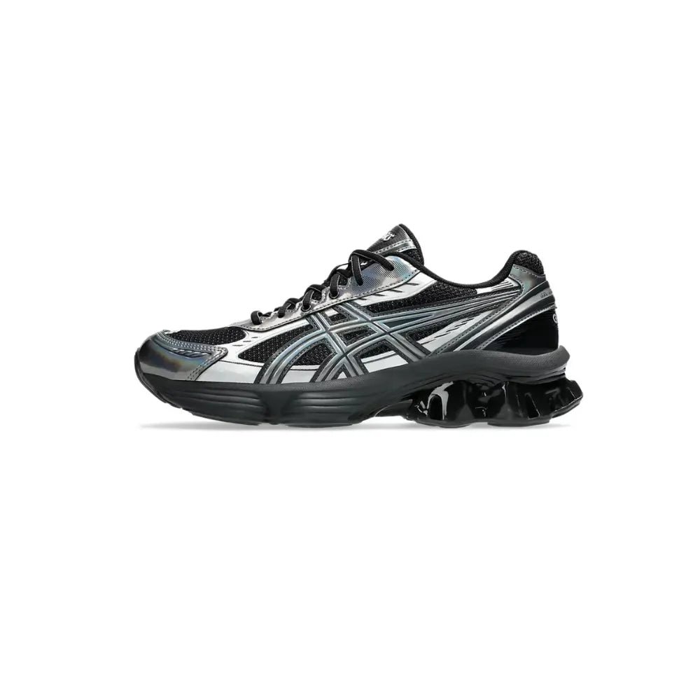 ASICS GEL-KINETIC FLUENT in Black / Graphite Grey side view