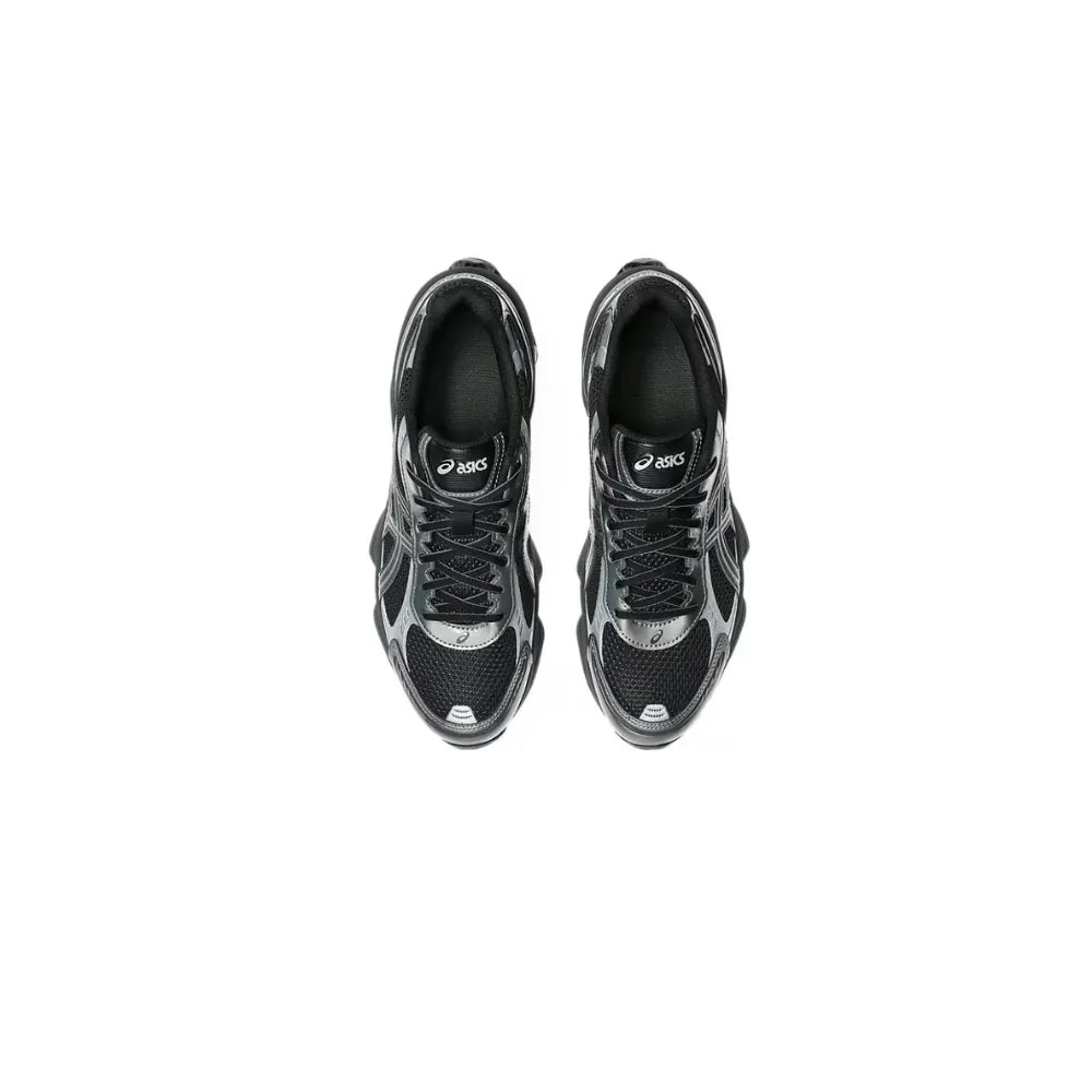 Top view of ASICS GEL-KINETIC FLUENT in Black / Graphite Grey