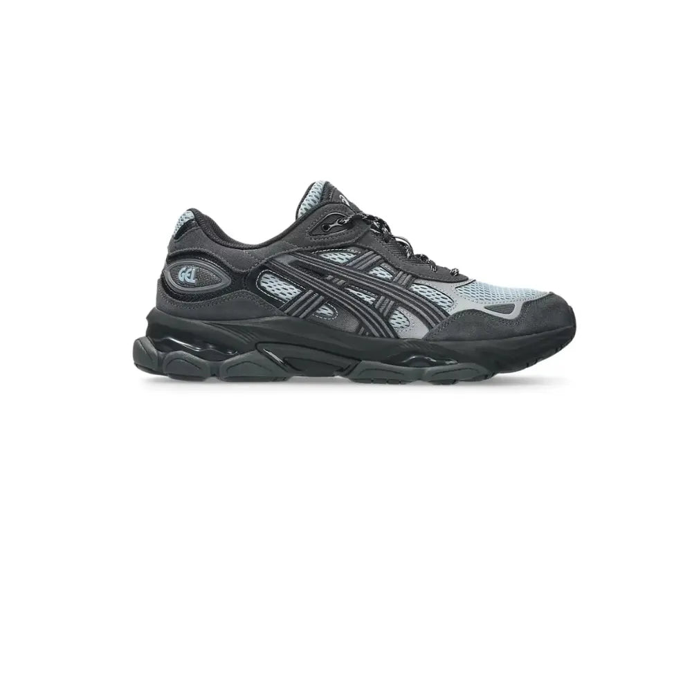 Side view of ASICS GEL-NYC 2.0 in Slate Blue / Graphite Grey