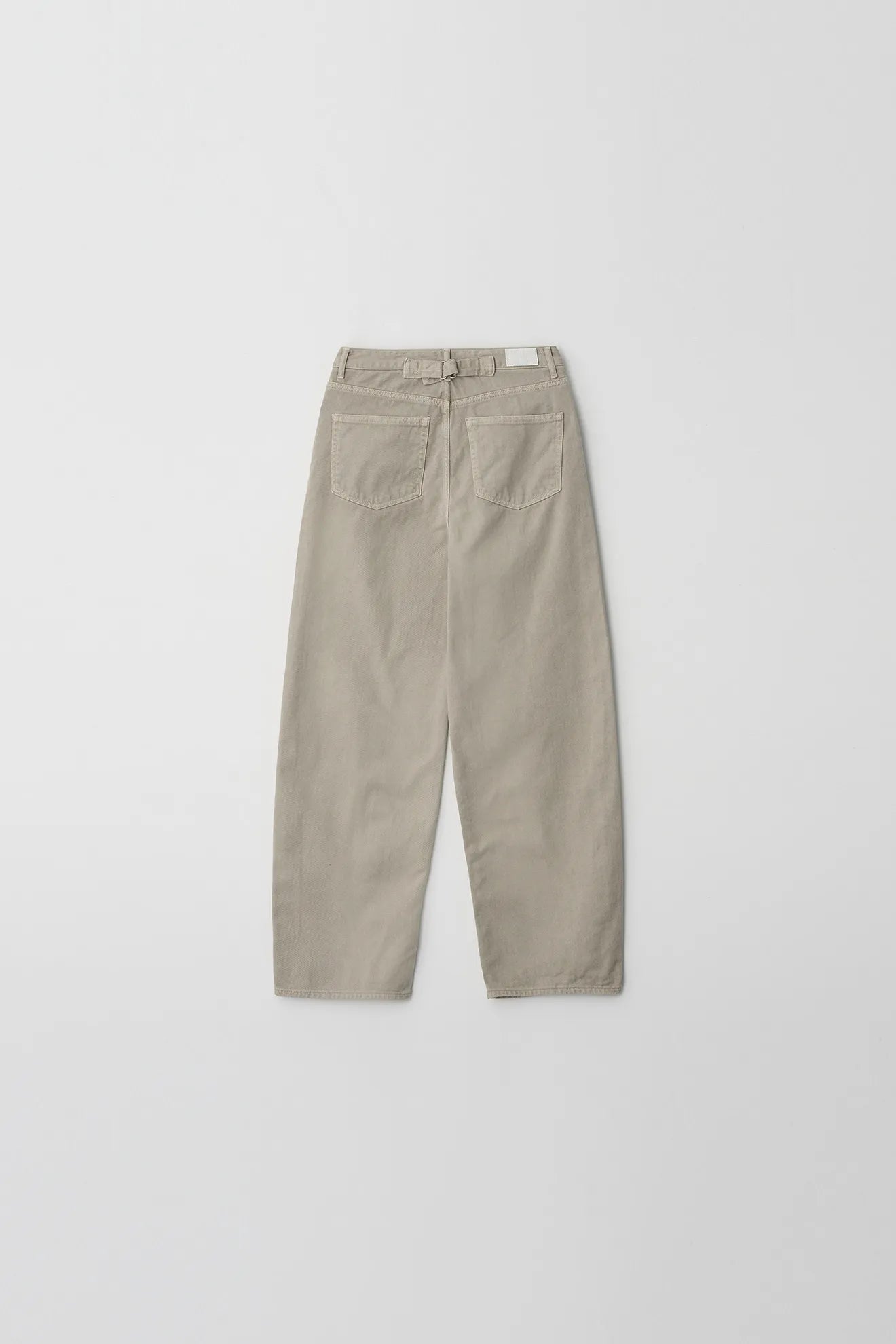 Atelier Edition Overdyed Denim Light Khaki front view