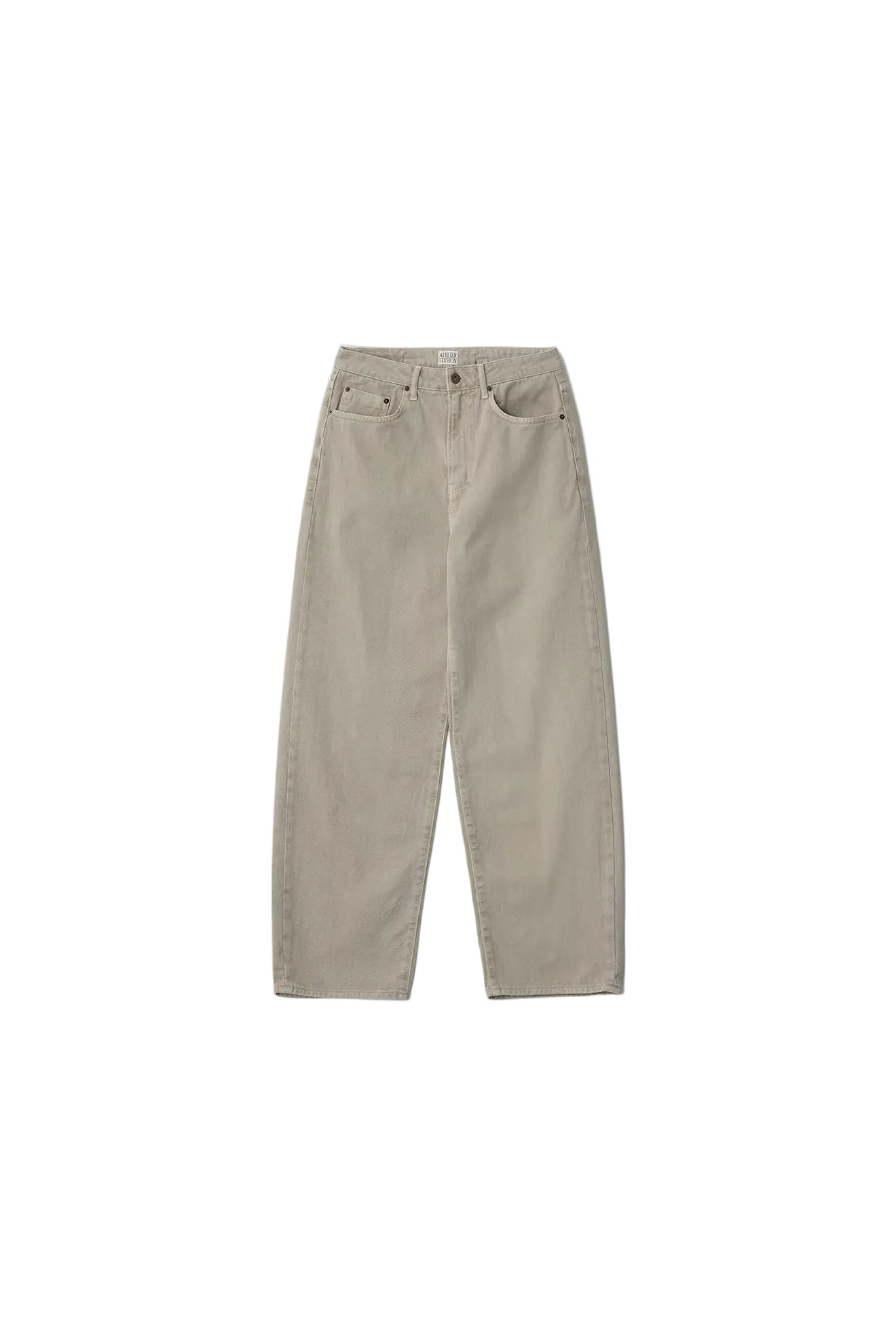 Atelier Edition Overdyed Denim Light Khaki jeans