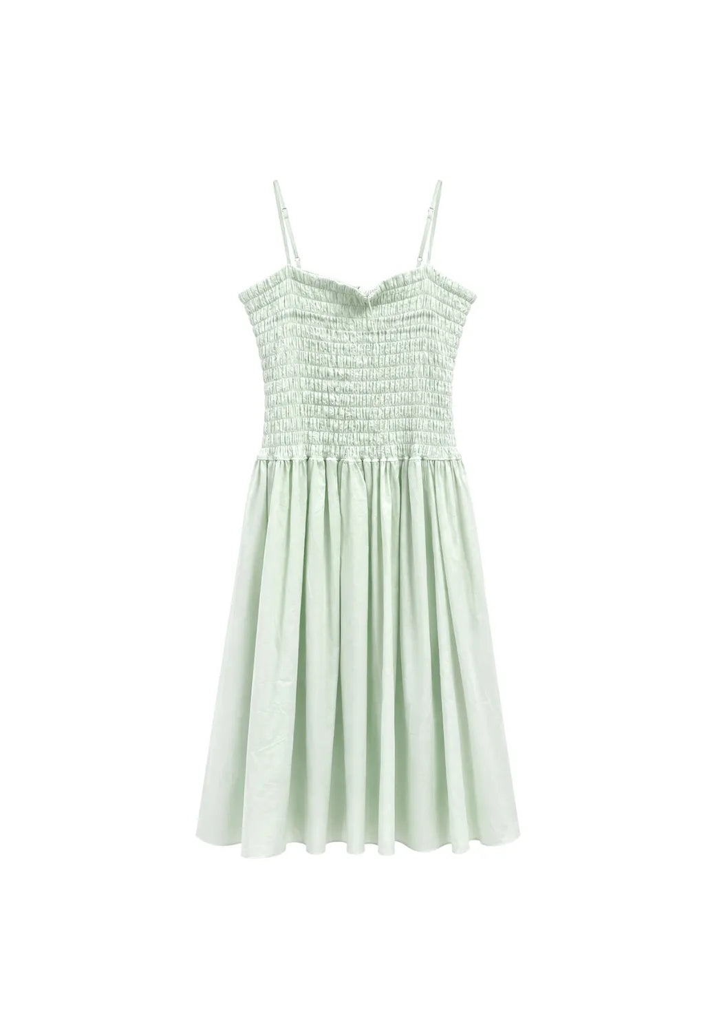 Product view of Atelier Edition Wrinkle Smocked Dress Mint