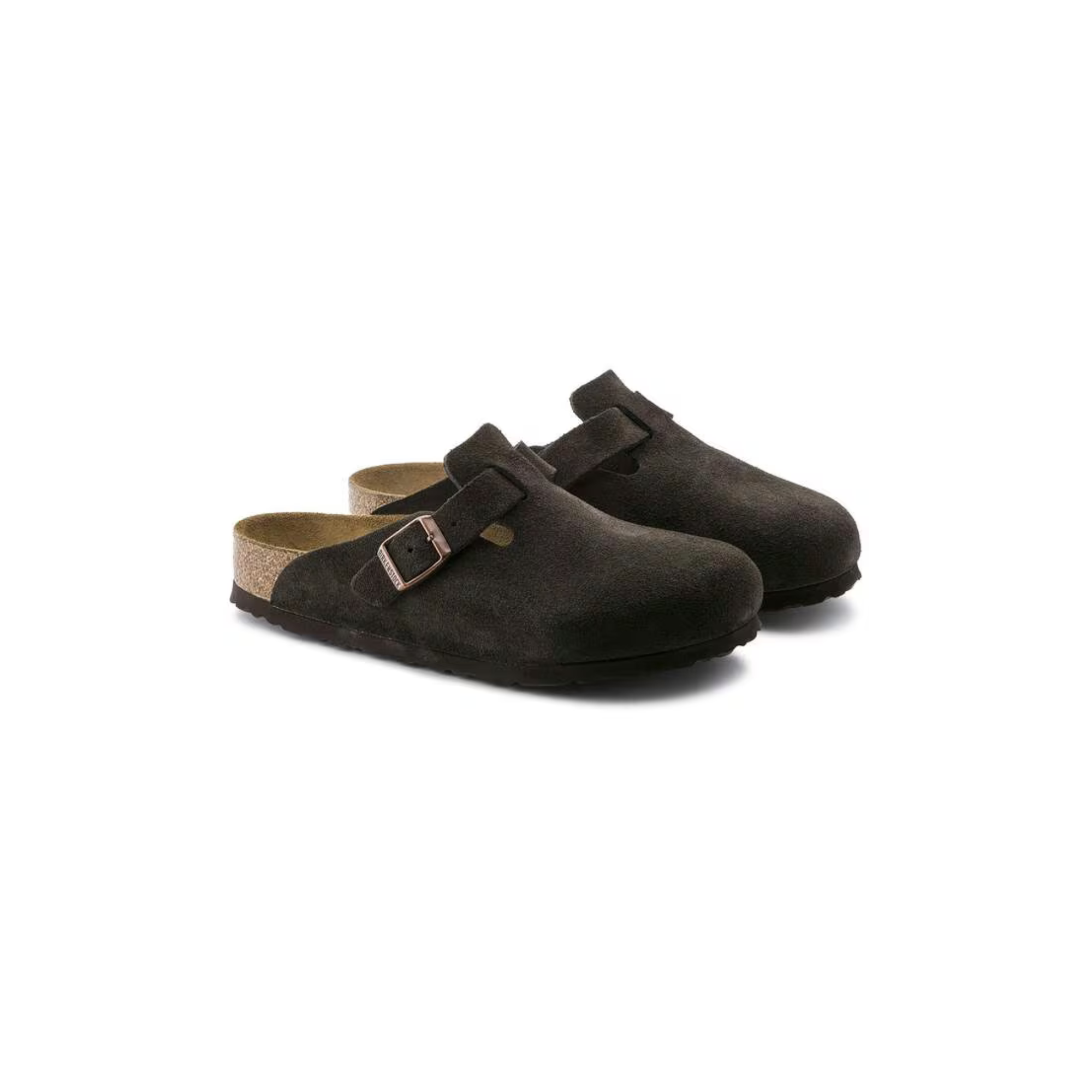 Birkenstock Boston VL Mocha suede clogs