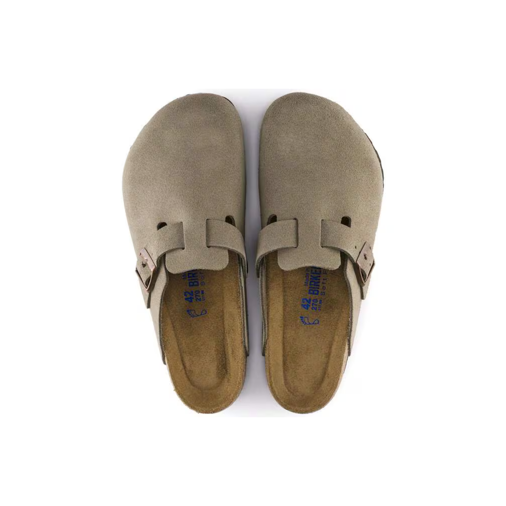 Birkenstock Boston VL Taupe top view
