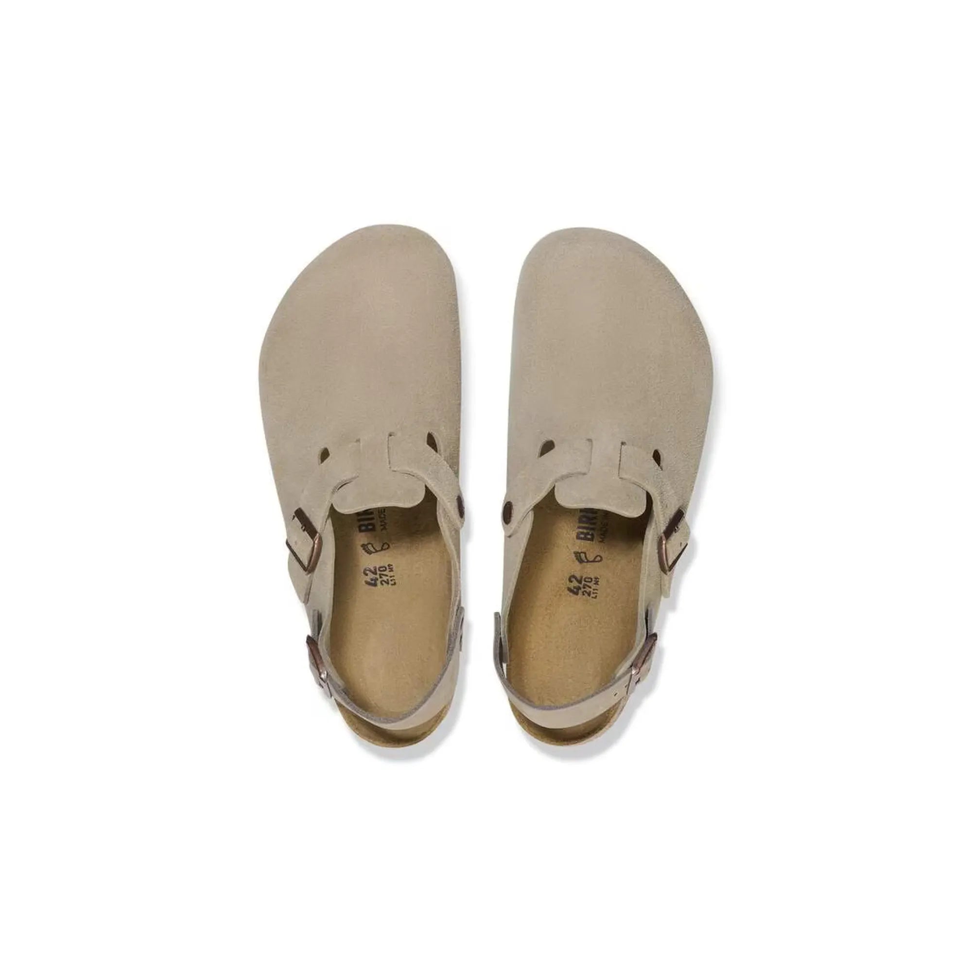 Birkenstock Tokio Taupe top view
