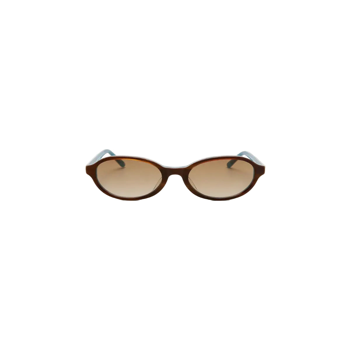 Bonnie Clyde Baby Sunglasses Layered Teal Demi Brown Gradient