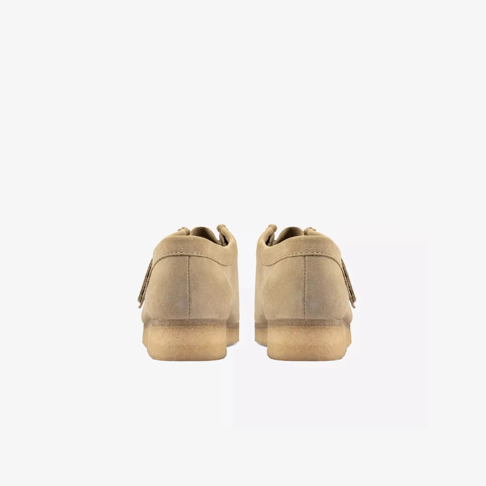 Clarks Wallabee Maple suede back view