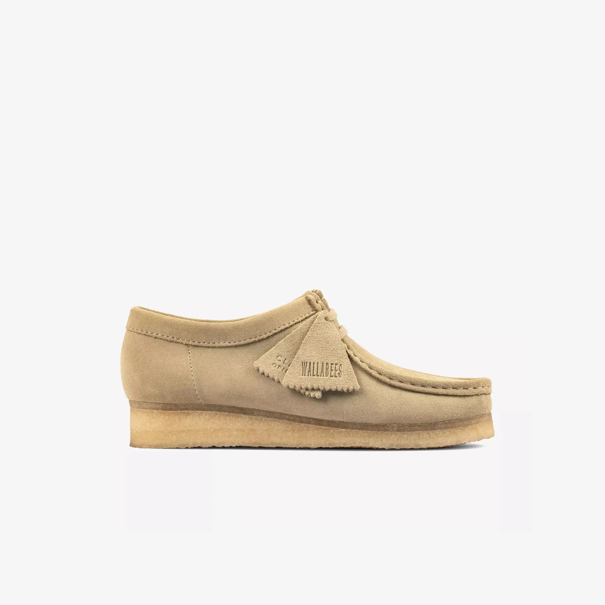 Clarks Wallabee Maple suede side view