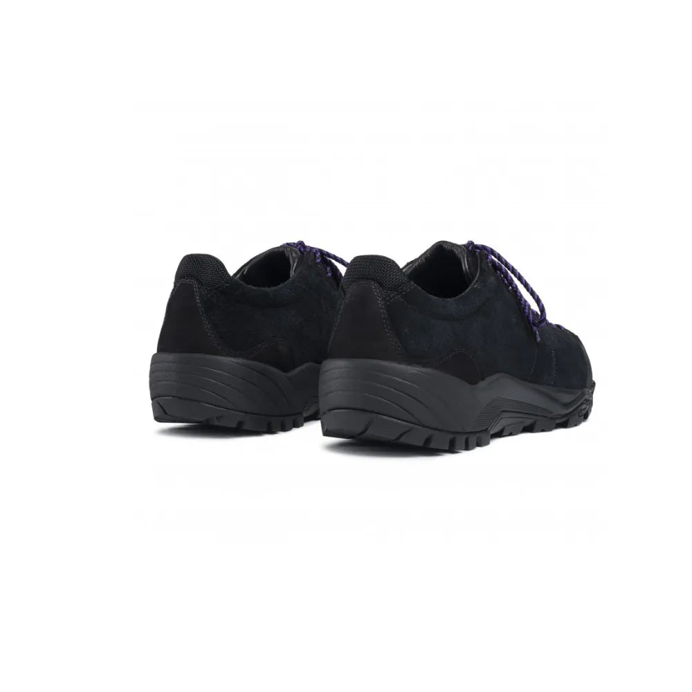 Diemme Movida Black Suede sneakers heel view