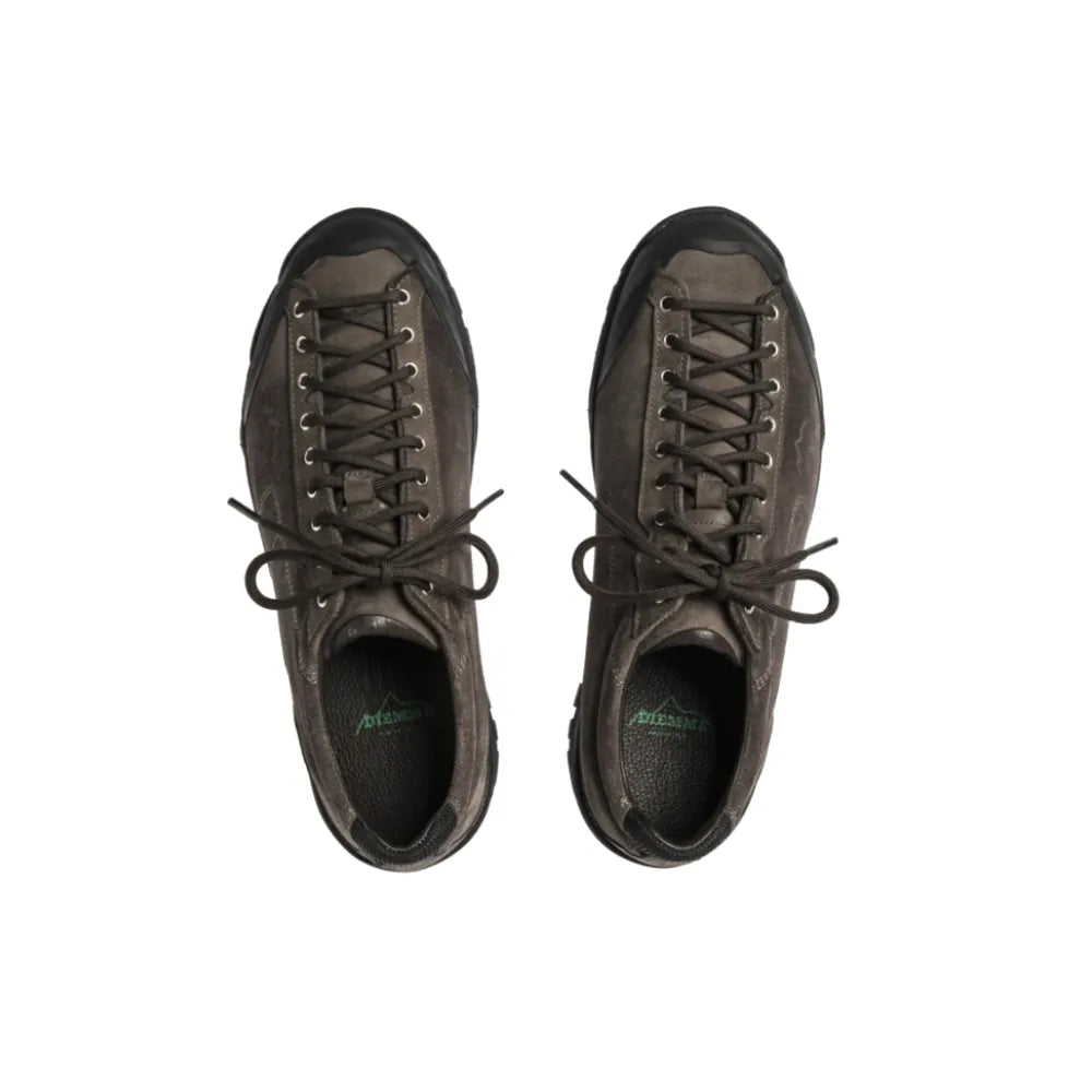 Diemme Movida Dark Fallow Suede sneakers lace and upper detail