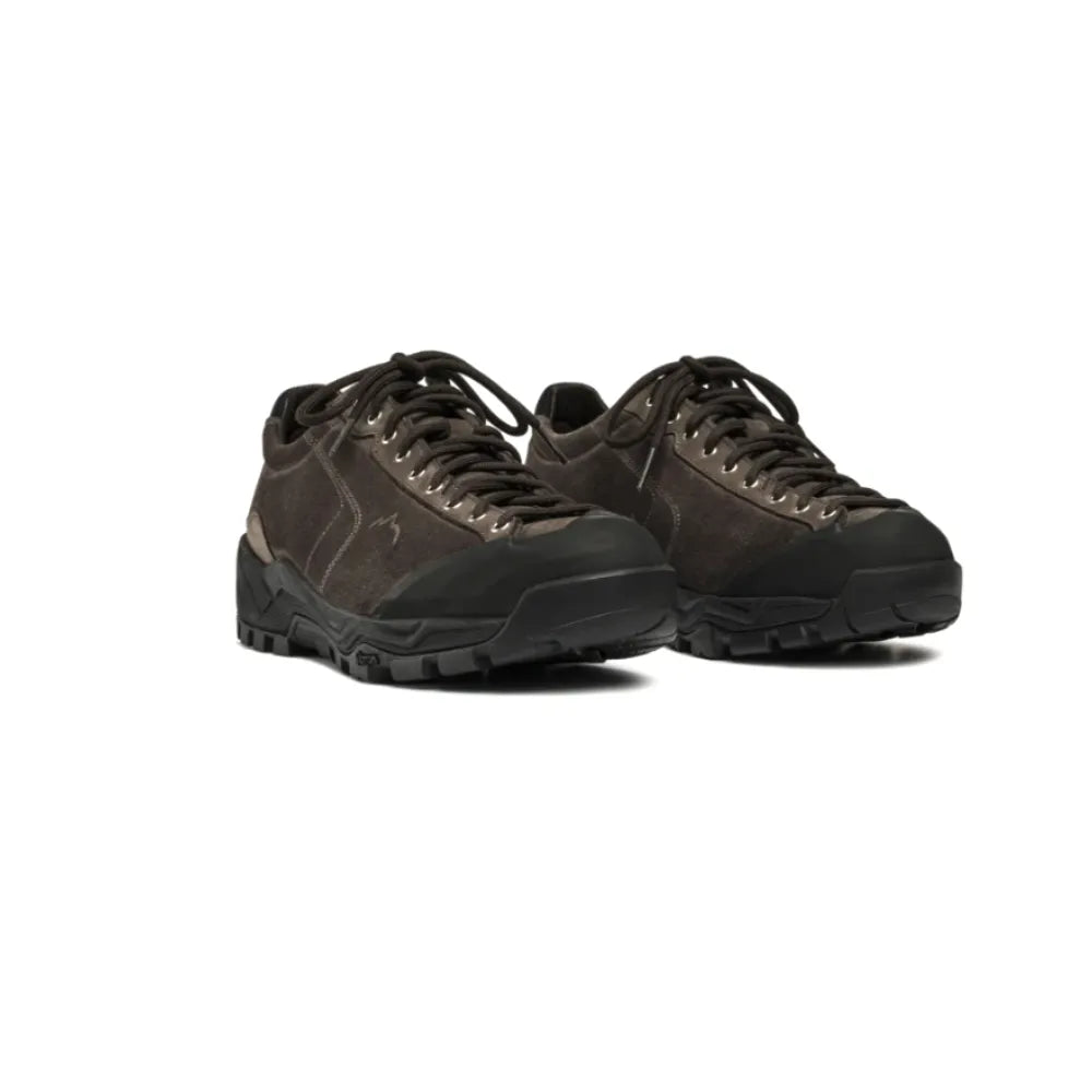 Diemme Movida Dark Fallow Suede sneakers front angled view