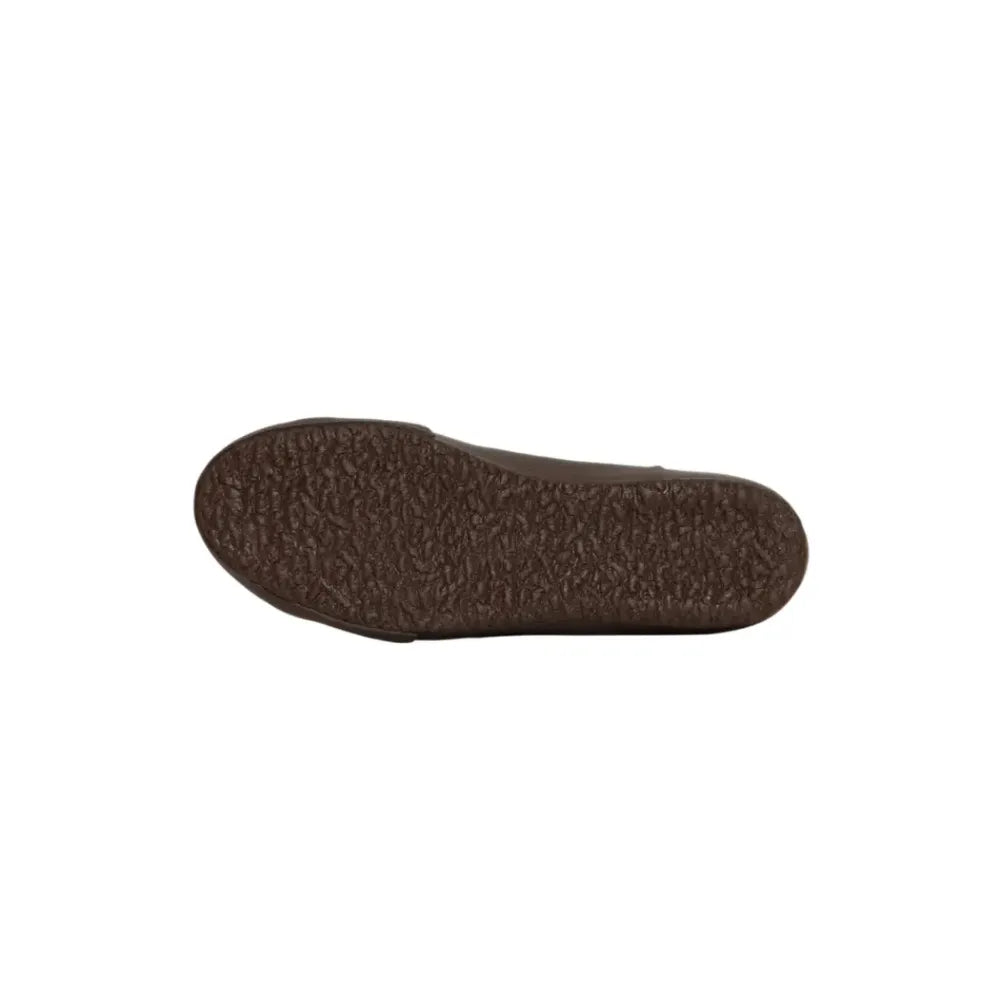Doek Court Ecru Brown sneakers brown outsole view