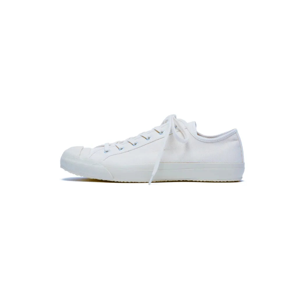 Doek Court Ecru low-top canvas sneakers side view