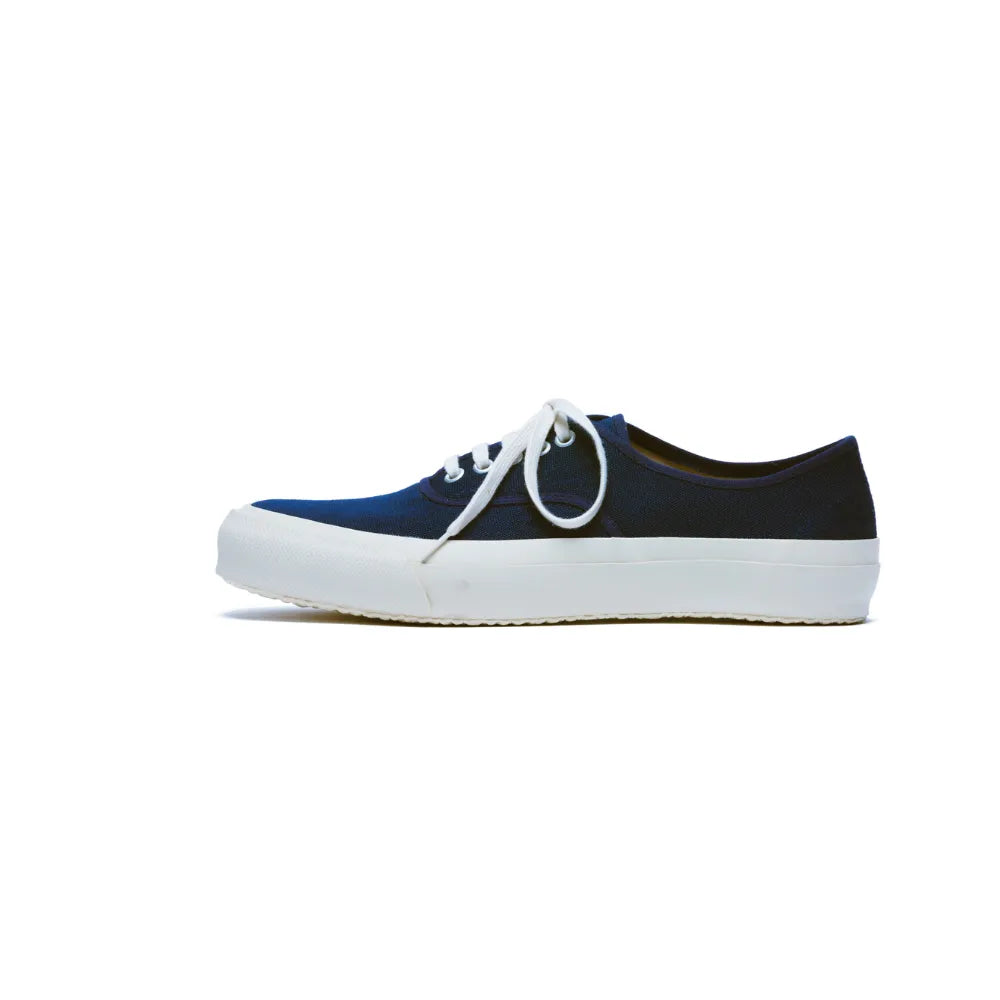 Doek Oxford Navy low-top canvas sneakers side view