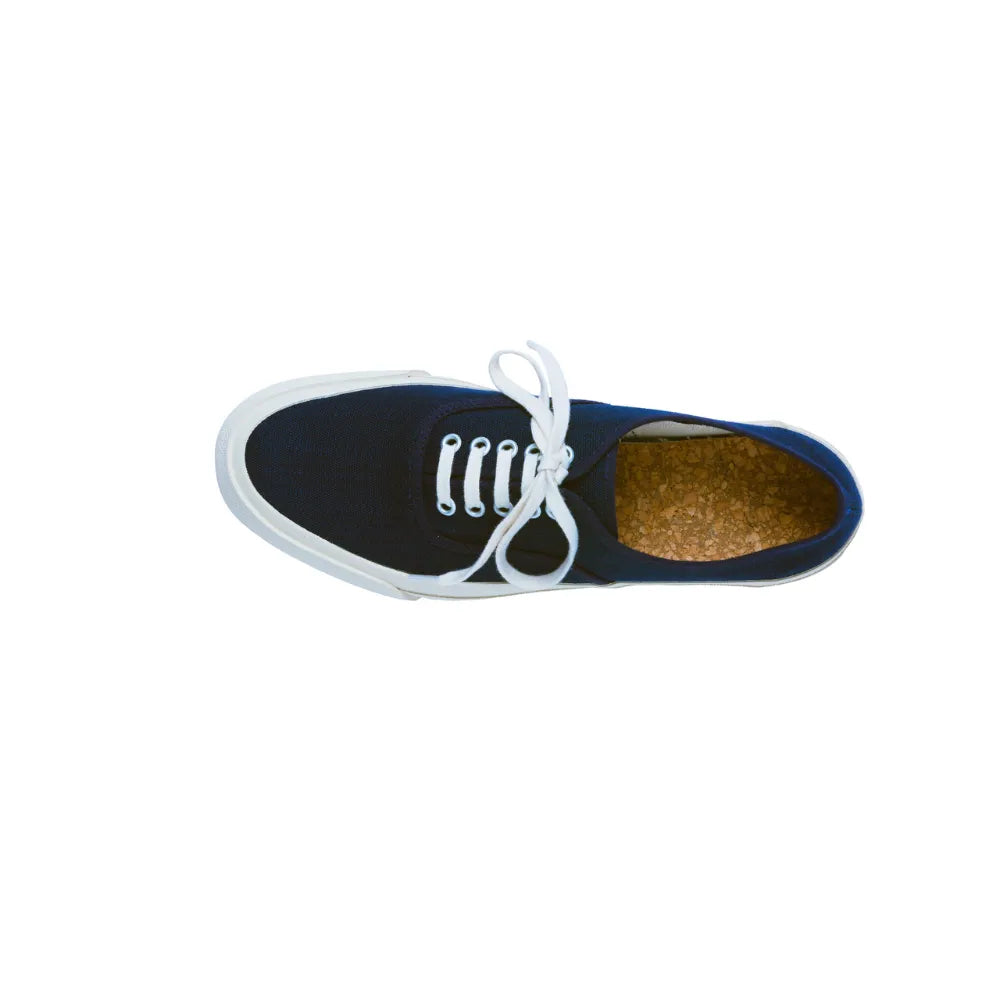 Doek Oxford Navy canvas sneakers top view