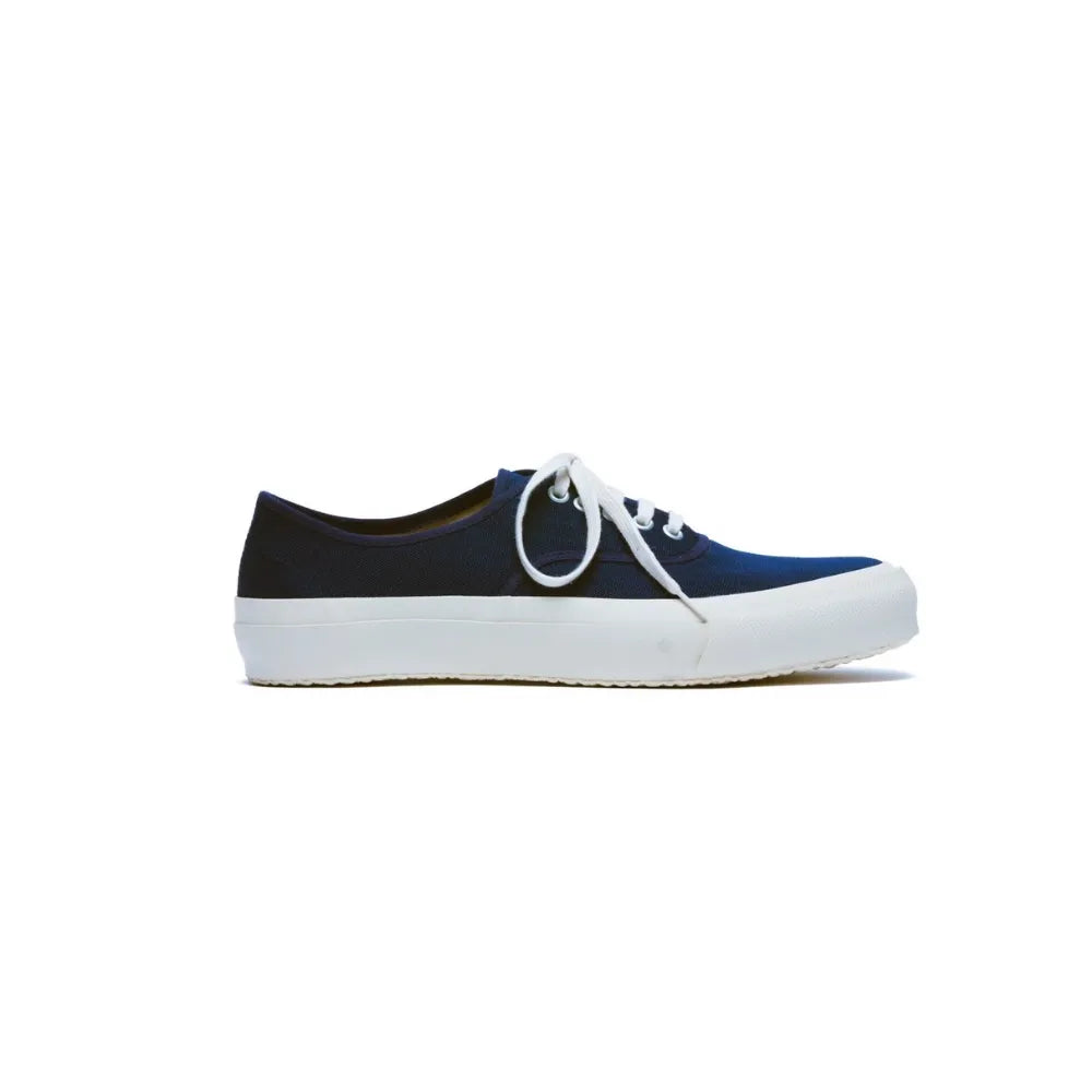 Doek Oxford Navy canvas sneakers side view