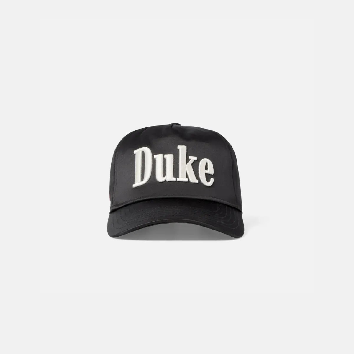 Front view of Duke + Dexter Duke Black Cap