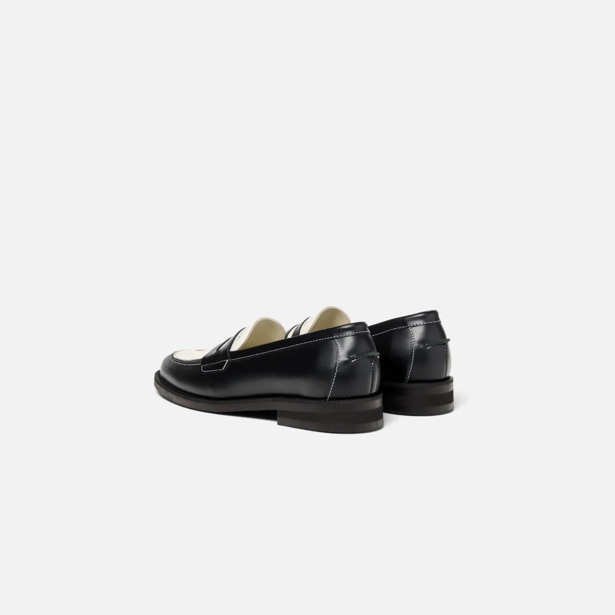 Duke and Dexter Wilde Cherry Penny Loafer back view