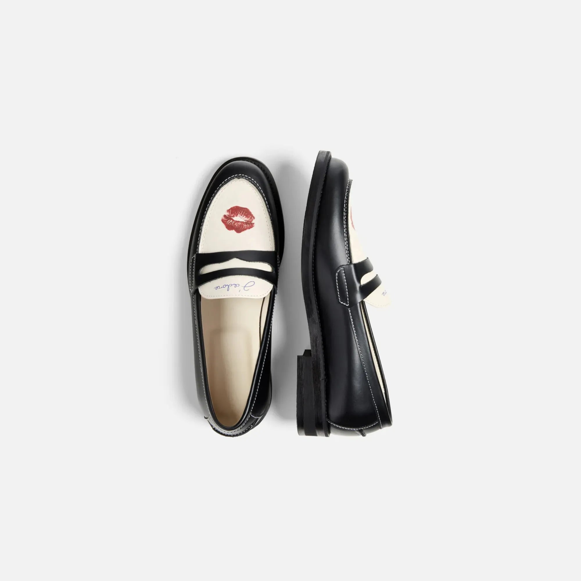 Duke and Dexter Wilde Kiss Penny Loafer side view