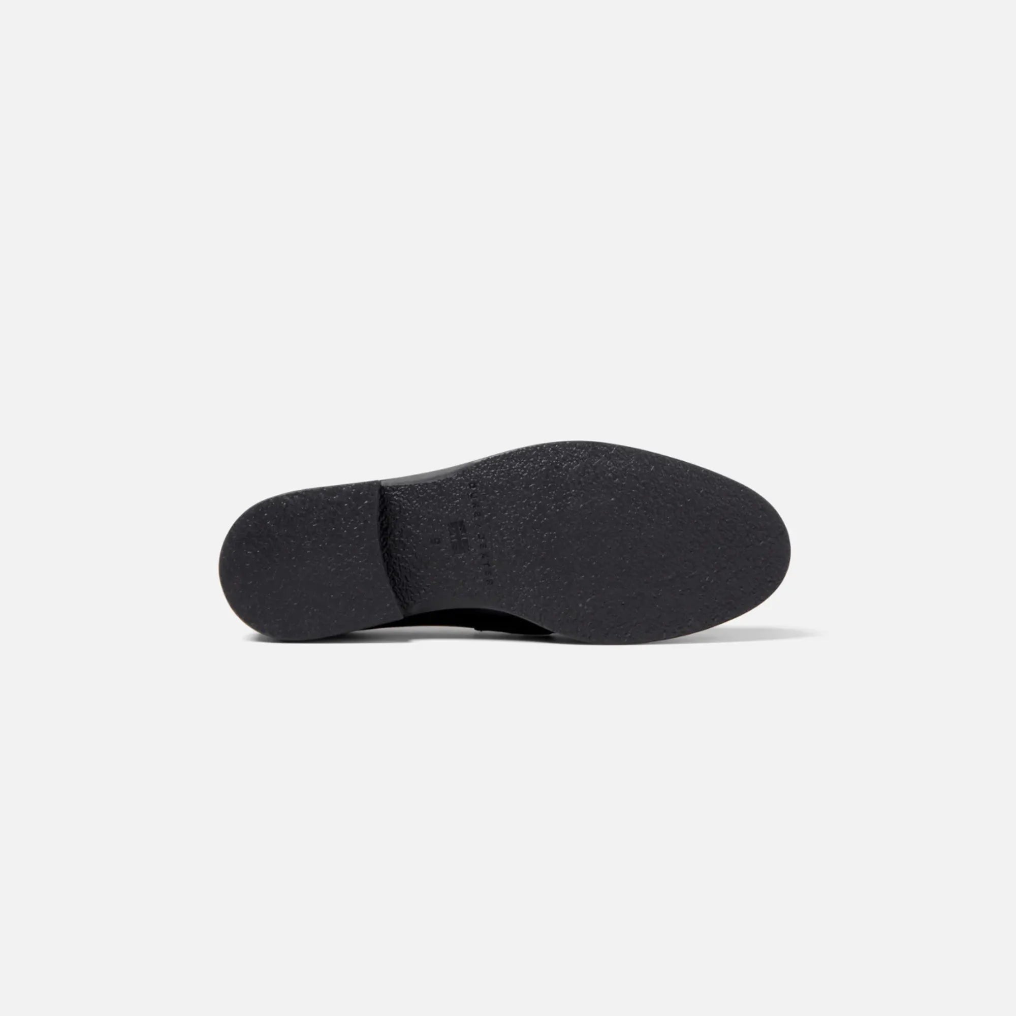 Duke and Dexter Wilde Penny Loafer Black White outsole view