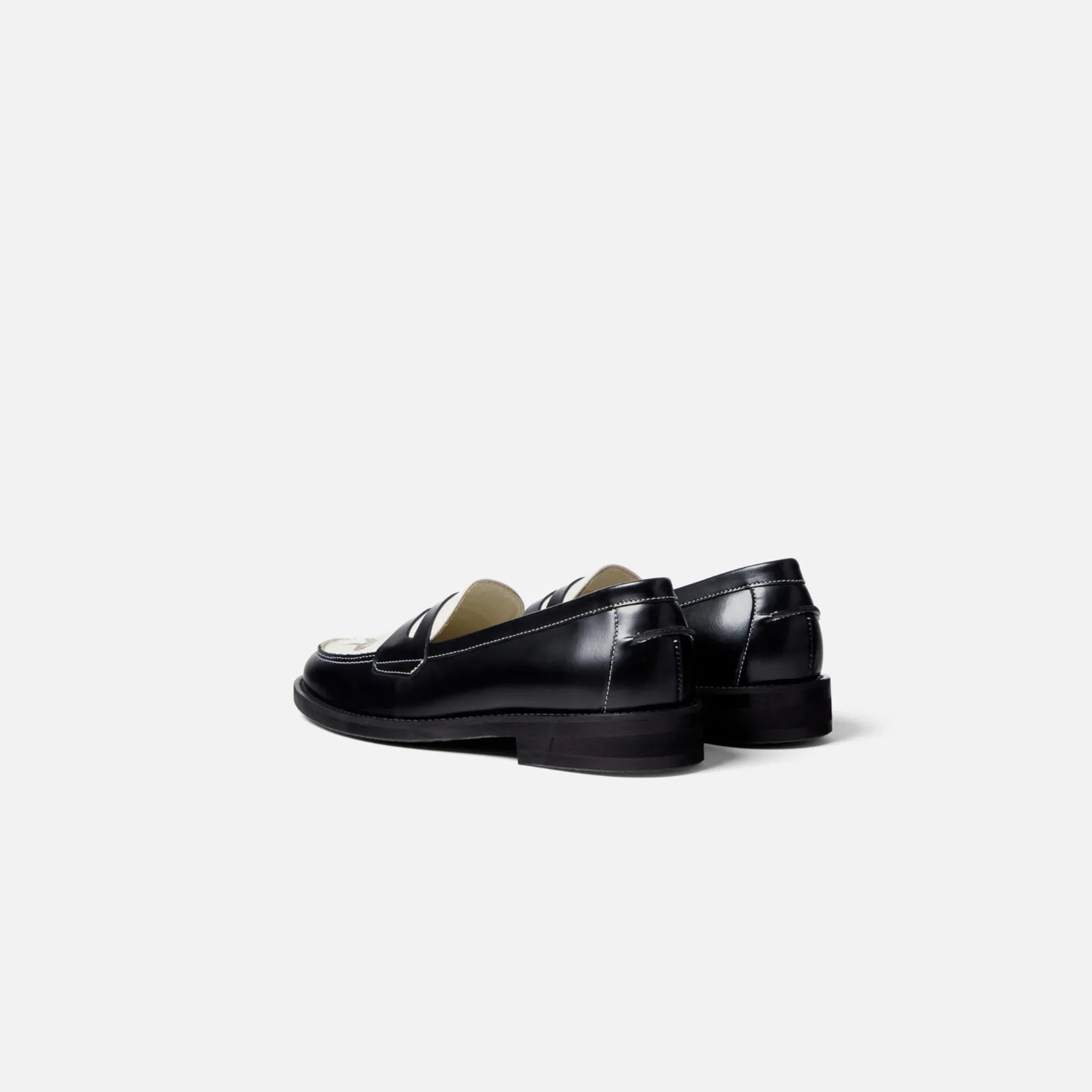 Duke and Dexter Wilde Snake Penny Loafer back view