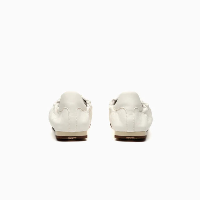 Foot Industry Ballet Training White sneakers back view