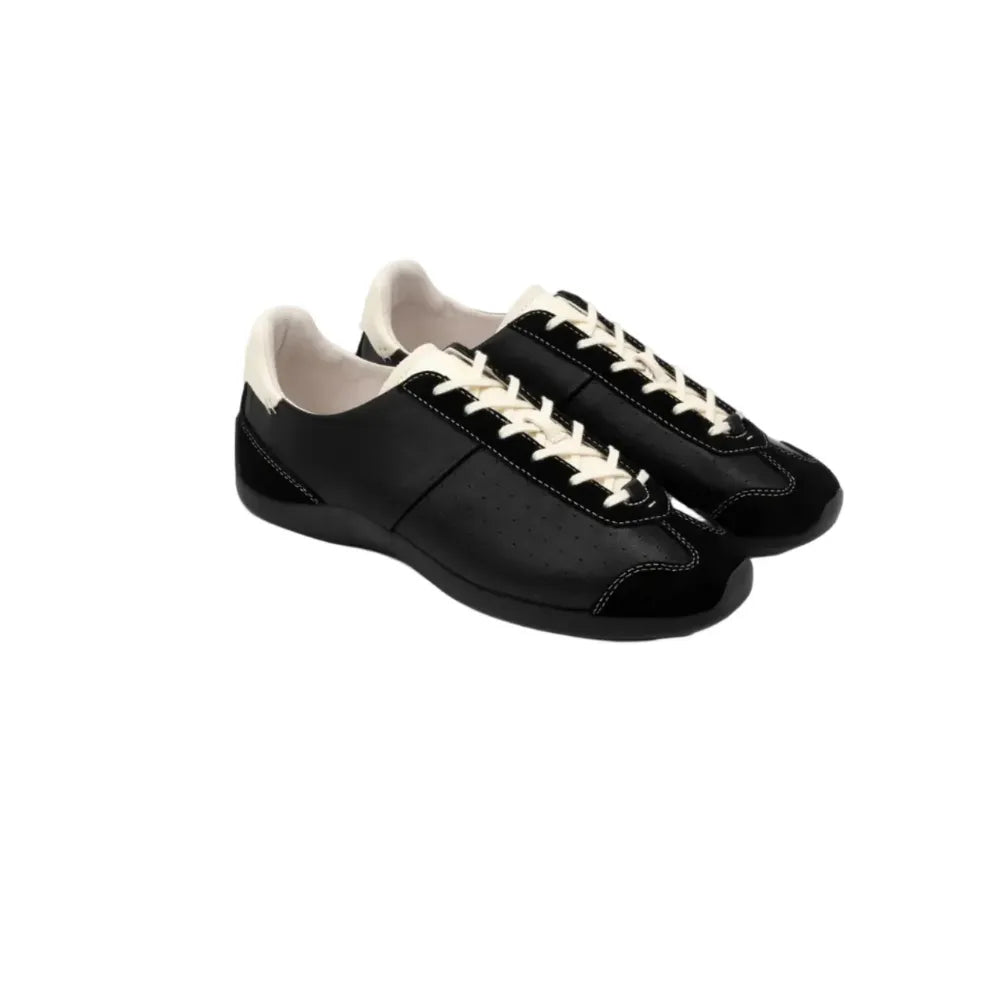 Foot Industry GAT Ballet Anthracite Antique White sneakers pair view