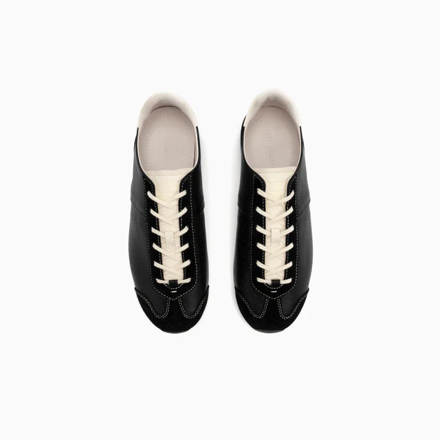 Foot Industry GAT Ballet Anthracite Antique White sneakers top view