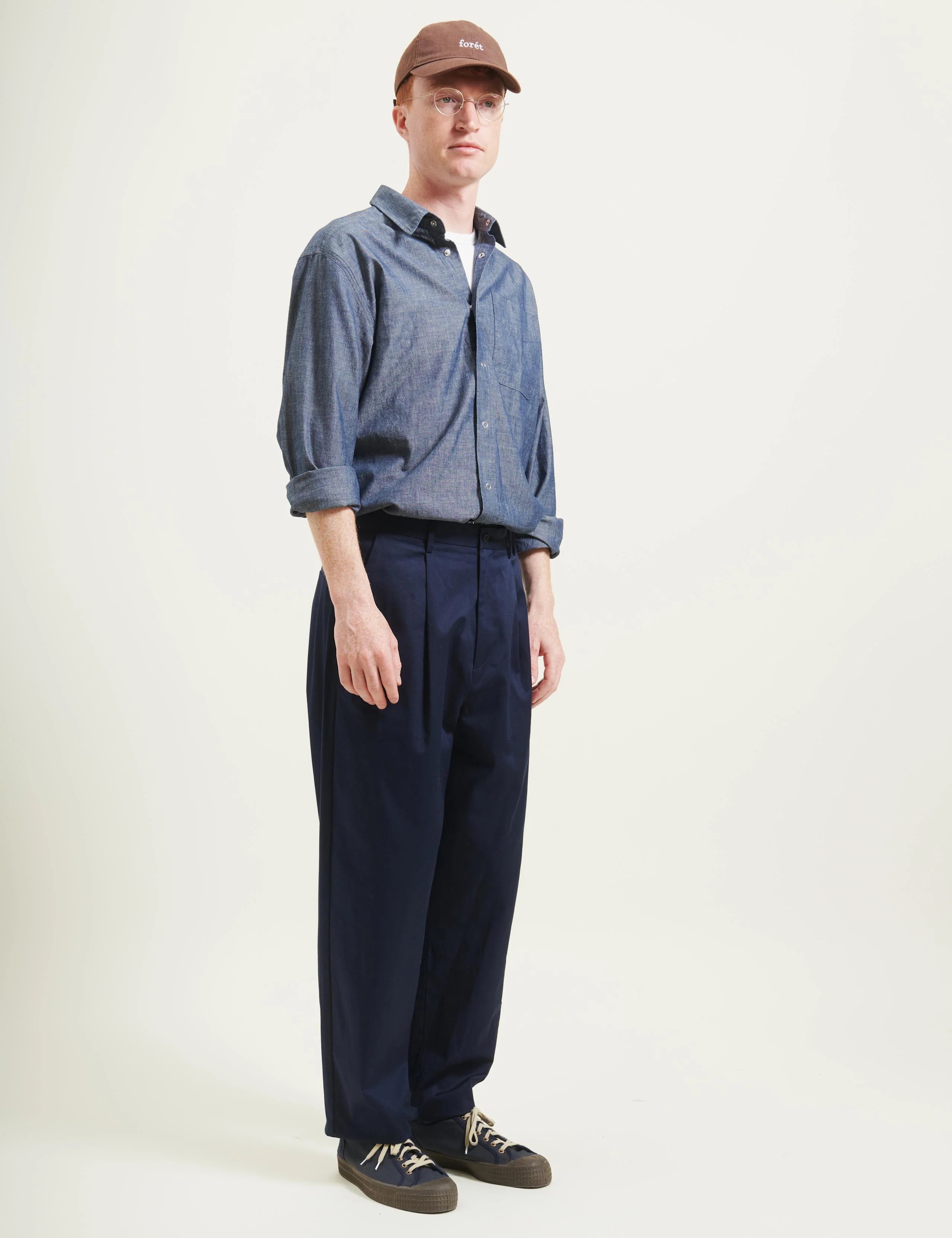 Hawk Cap Brown by Foret worn with casual outfit lifestyle look