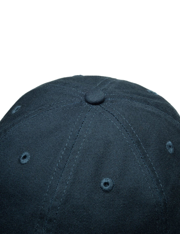 Foret Hawk Cap Navy top view structured 5 panel design
