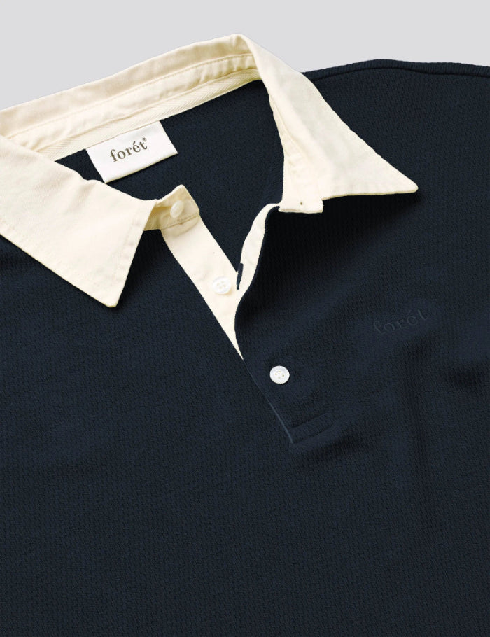 Foret MATCH sweatshirt contrast collar detail premium cotton