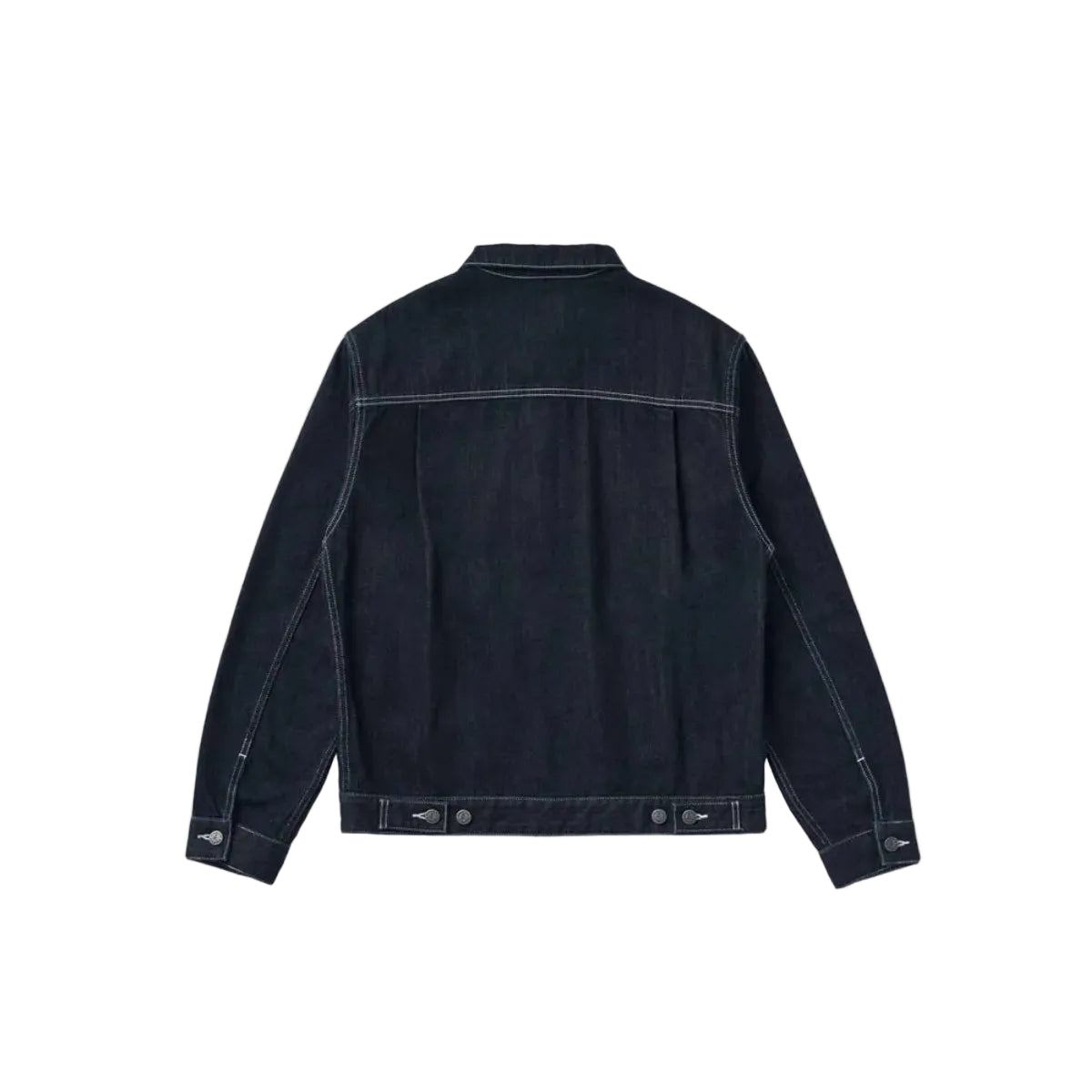 Back view of Gramicci Meadows Ranch Jacket in Raw Rinse