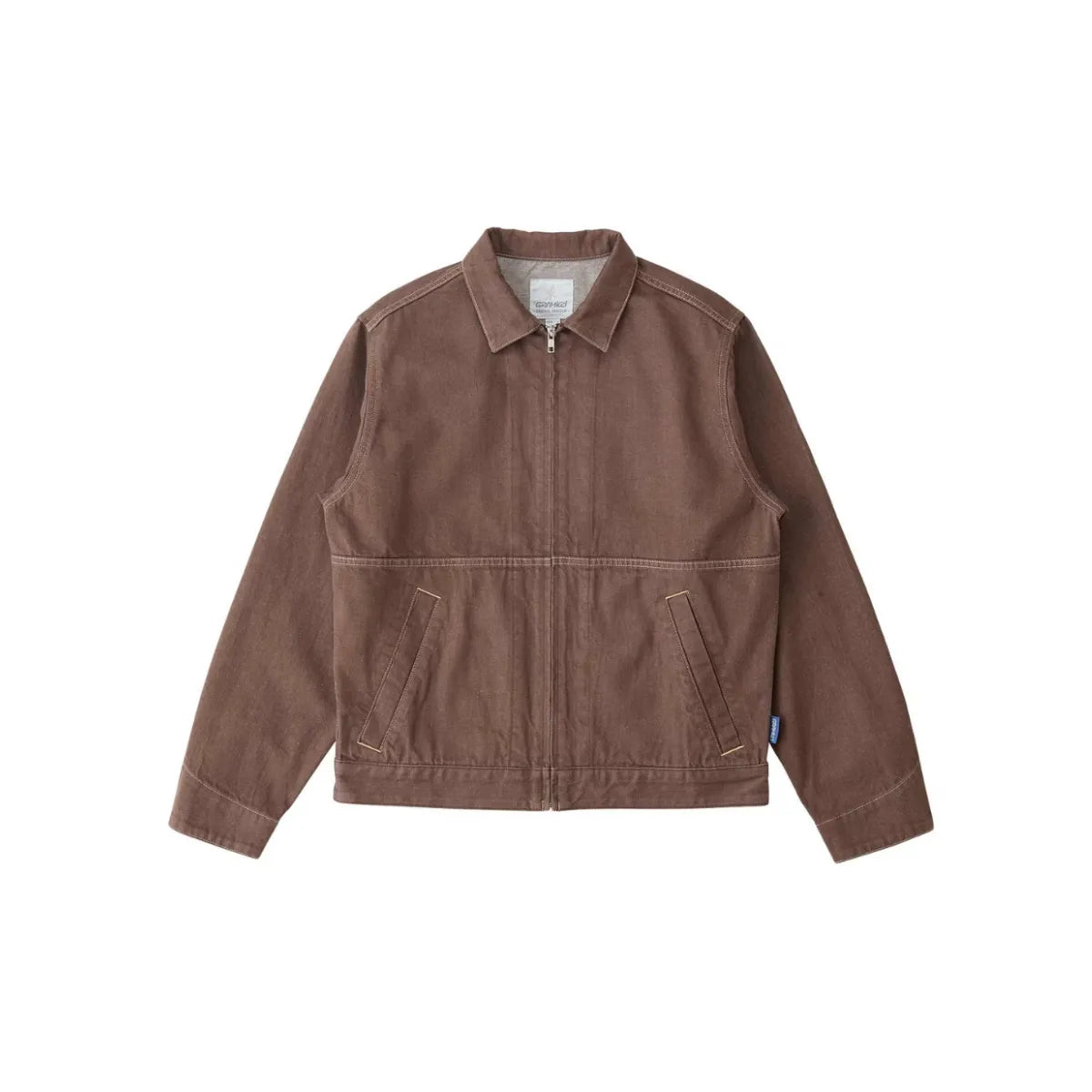 Gramicci Men's Japanese Slub Denim Jacket in Amber