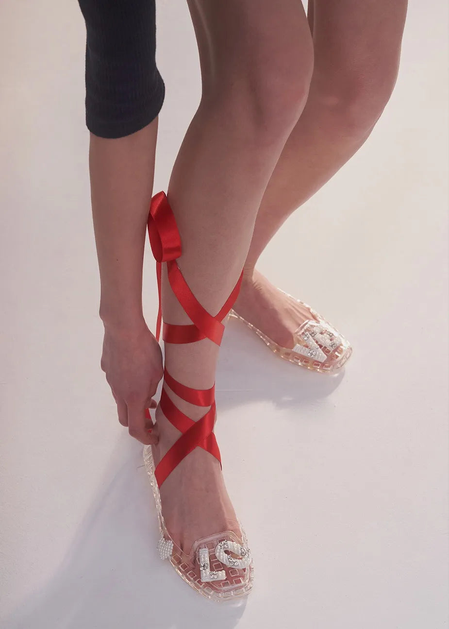 Heavenly Jelly Totzpping 11643 White attached to shoes