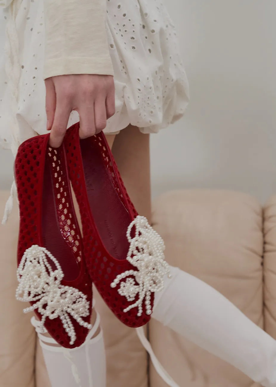 Heavenly Jelly Totzpping 11646 White on shoe detail