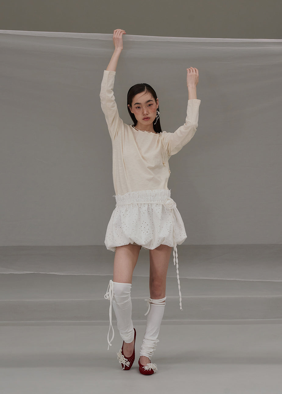Heavenly Jelly Totzpping 11647 in White worn