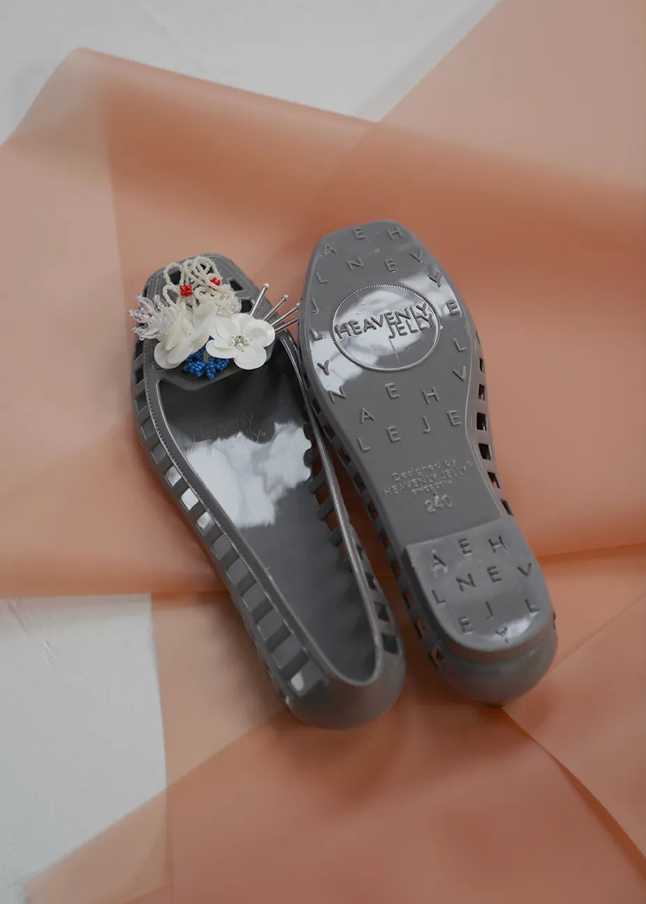 Heavenly Jelly Totzpping 11661 Blue attached to shoes