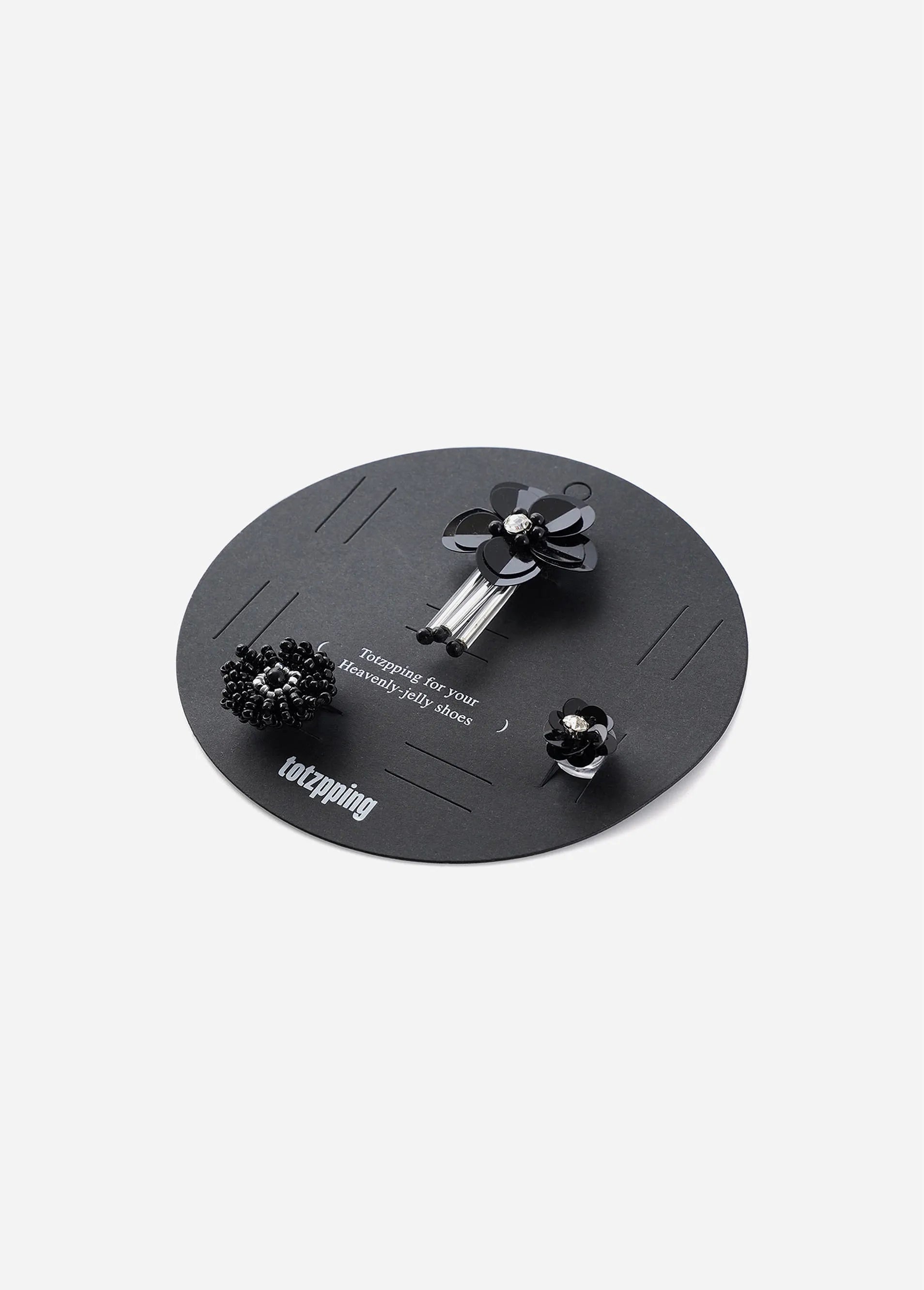 Angled view of Heavenly Jelly Totzpping 11664 Black