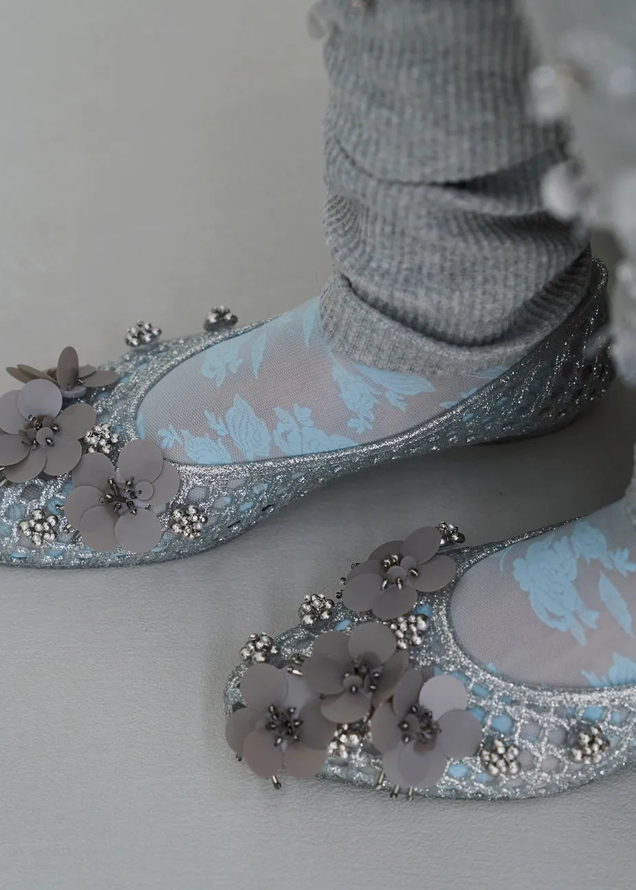 Heavenly Jelly Totzpping 11675 White attached to shoes