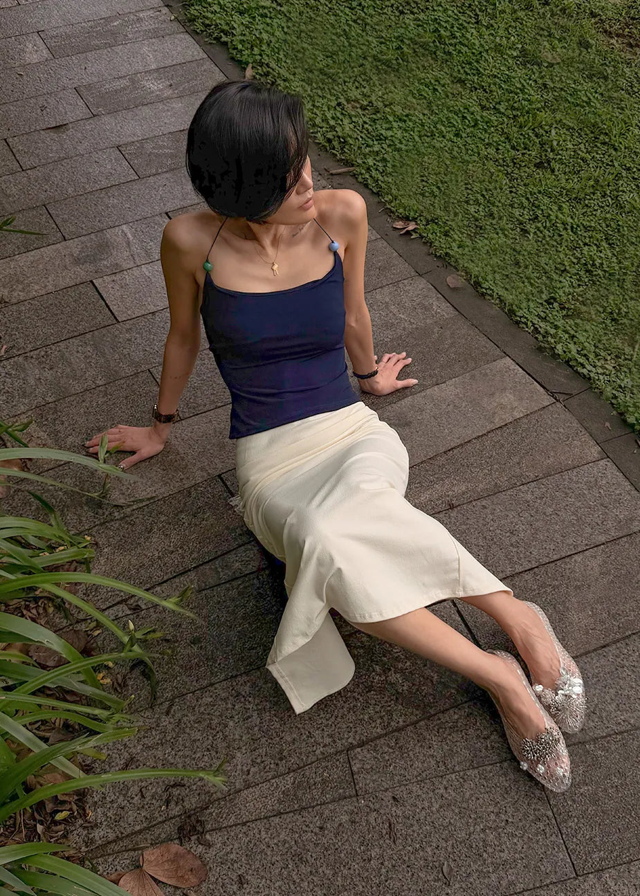 Model styling Heavenly Jelly Totzpping 11692 White outdoors